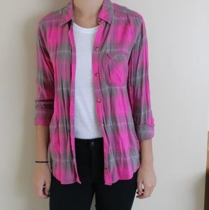 Flannel button up shirt